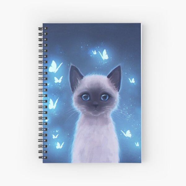 Siamese kitten Spiral Notebook