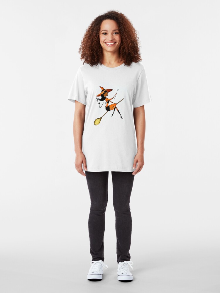 Alternate view of Devil Girl - Halloween 2 Slim Fit T-Shirt