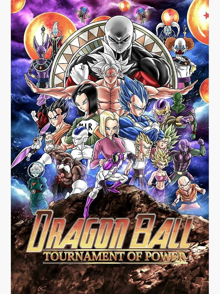 Dragon Ball Super Tournament of Power Poster, Goku Vegeta Jiren, NEW, USA