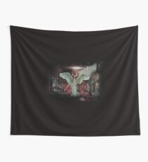 angel,demonio,lobo,gato Wall Tapestry