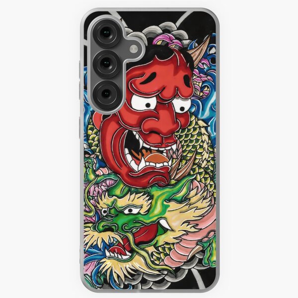 Item preview, Hannya mask and Japanese dragon designed and sold by Adam  Parsons.
