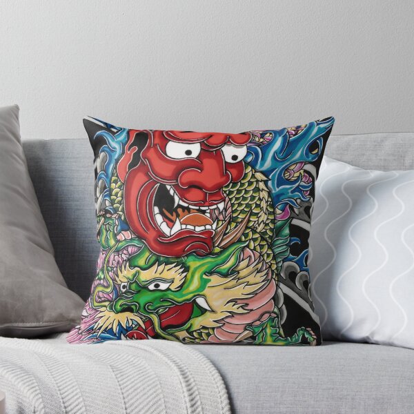 Item preview, Hannya mask and Japanese dragon designed and sold by Adam  Parsons.