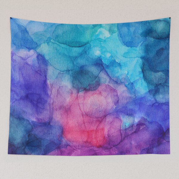 Artikelvorschau, Verträumte blaue und rosa Wolken entworfen und verkauft von Chantal Misplon.
