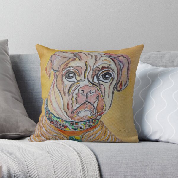 Sunshine Dog Throw Pillow