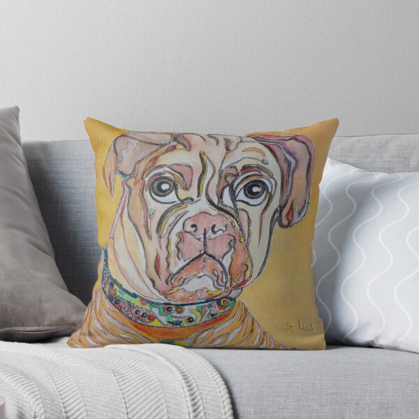 Sunshine Dog Throw Pillow