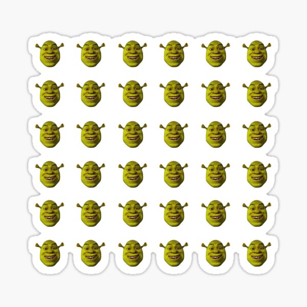 shrek meme Sticker for Sale by james-heath  Pegatinas, Pegatinas para  imprimir gratis, Pegatinas bonitas