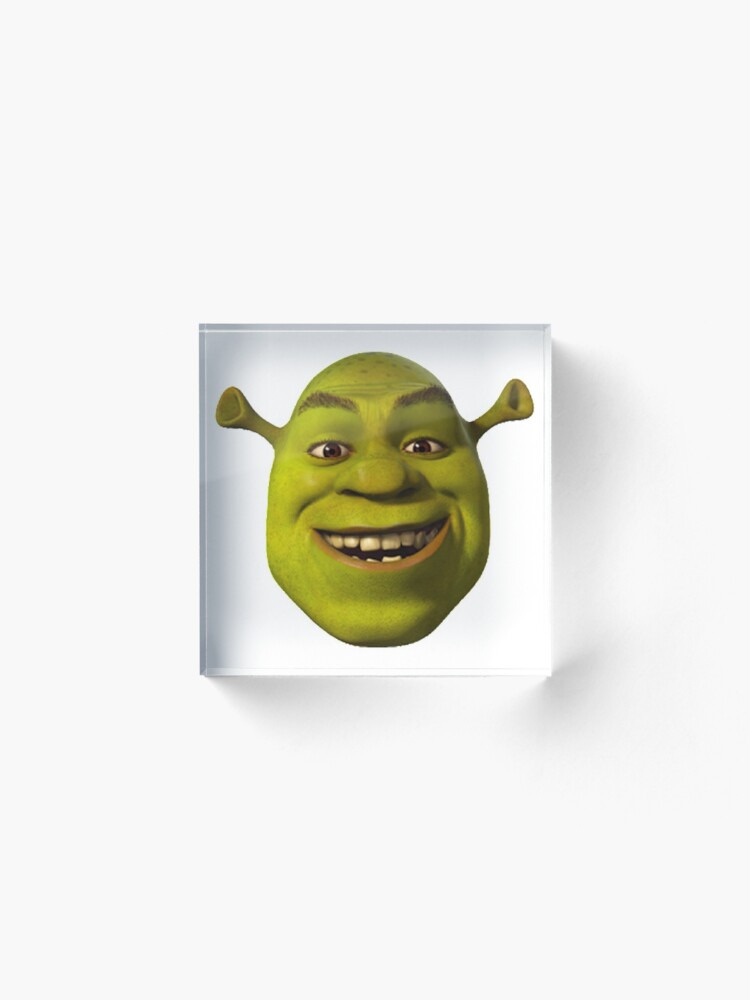 Giant Shrek Head Art Print for Sale by MemeStickersCo