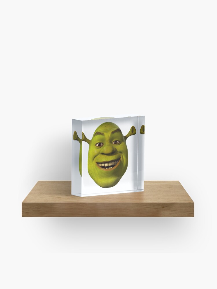 Giant Shrek Head Art Print for Sale by MemeStickersCo