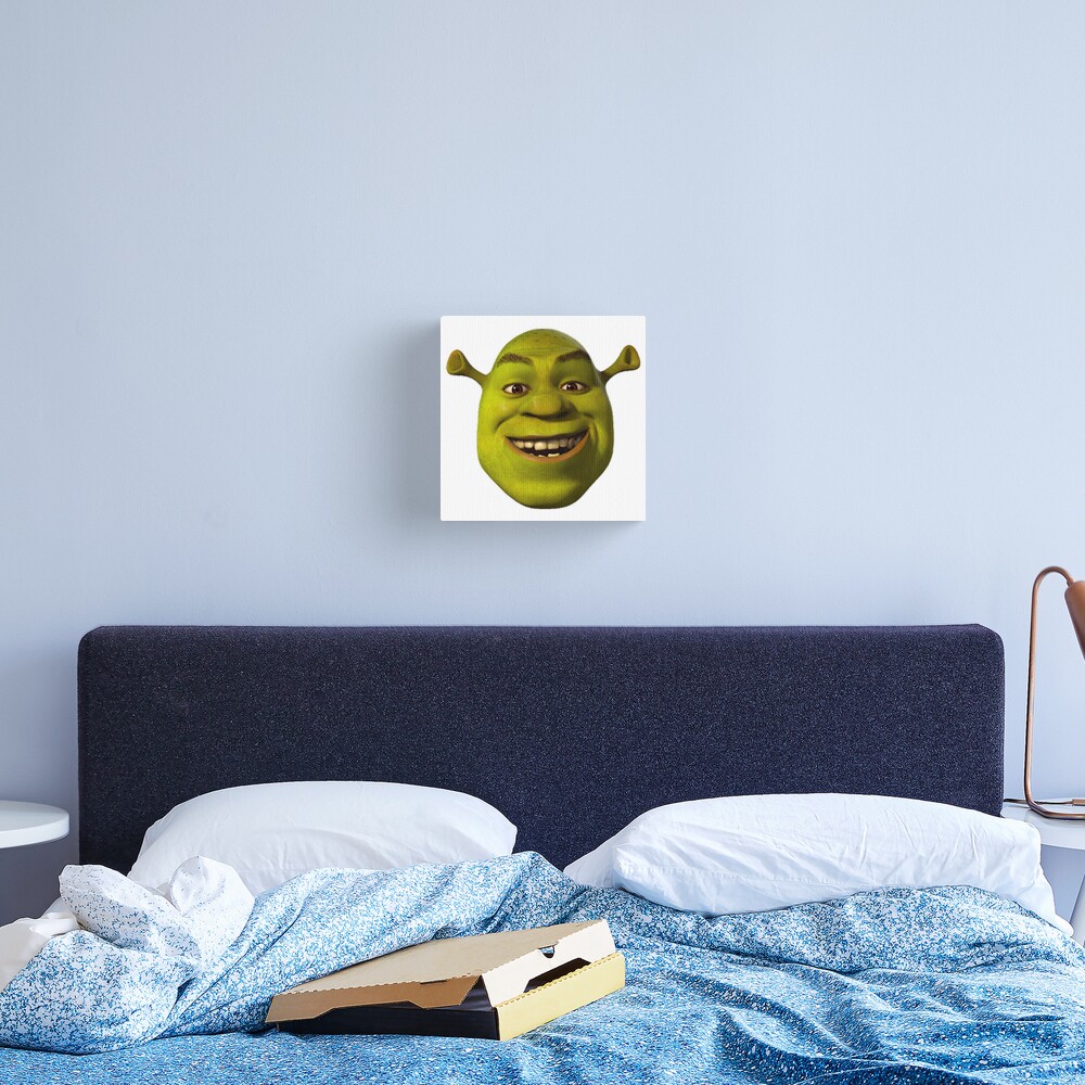 Giant Shrek Head Art Print for Sale by MemeStickersCo