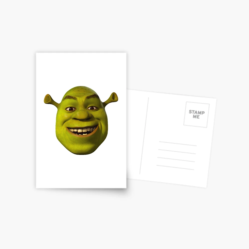 Giant Shrek Head Art Print for Sale by MemeStickersCo