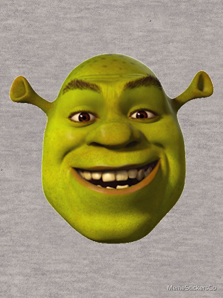 Giant Shrek Head Art Print for Sale by MemeStickersCo