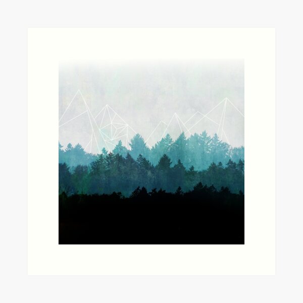 Woods Abstract Art Print