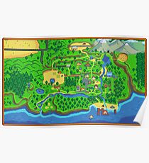 Stardew Valley Karte Poster