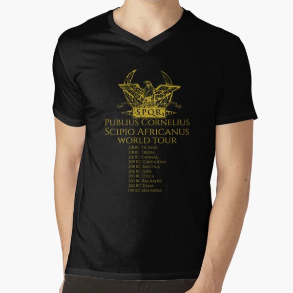 Scipio Africanus World Tour V-Neck T-Shirt