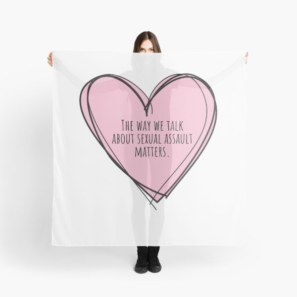 Item preview, The way we talk about sexual assault matters designed and sold by Elise STICKER QUEEN.