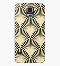 Art deco,black,beige,rustic,vintage,fan,pattern,elegant,chic Case/Skin for Samsung Galaxy