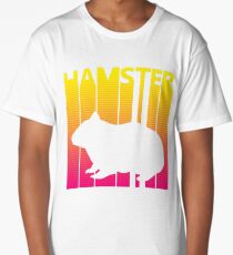 Retro 1980s Hamster Long T-Shirt