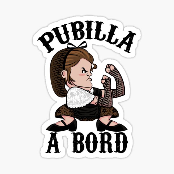 PUBILLA A BORD Pegatina