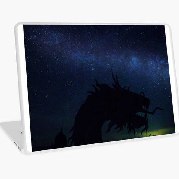 Sea Serpent and the Milky Way Laptop Skin