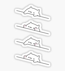 Bongo Cat Set of 4 Sticker