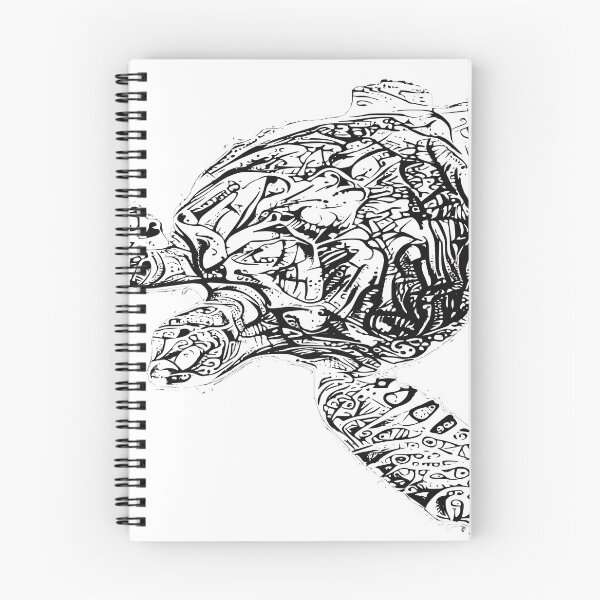 Item preview, Turtle Zentangle Black designed and sold by CELLAR-D00R.