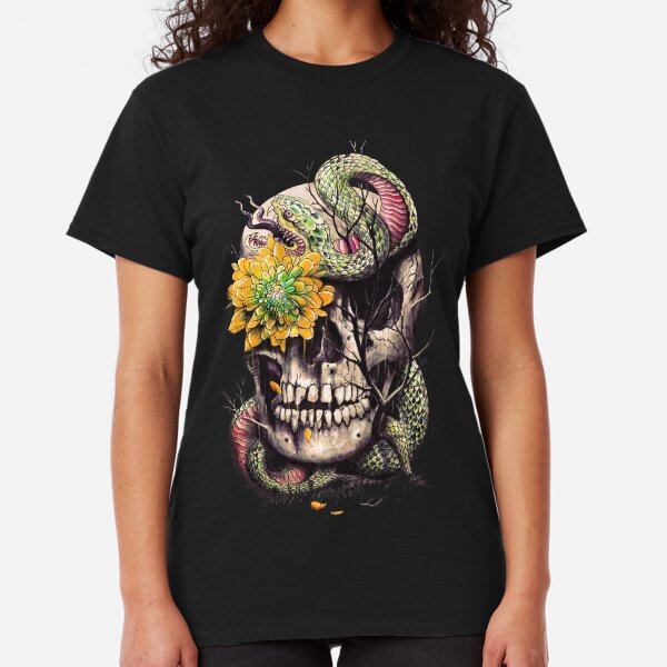 Snake and Skull Classic T-Shirt