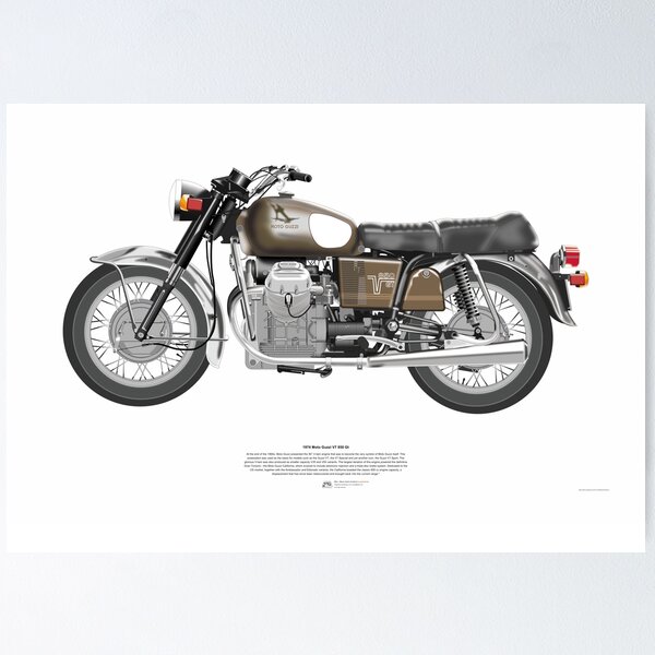 Item preview, Moto Guzzi V7 850 GT designed and sold by tee-and-tee.
