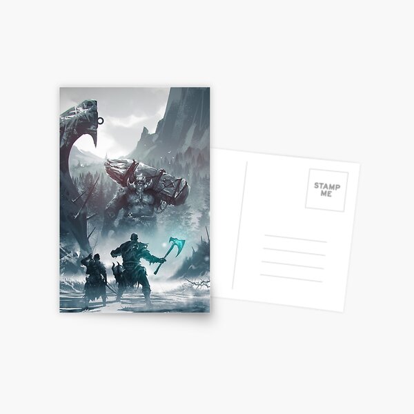God Of War - Kratos Postcard
