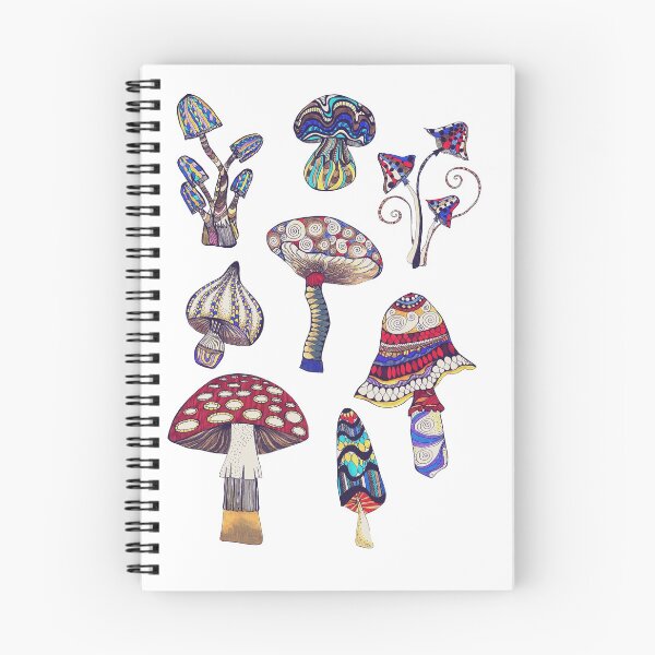 Item preview, Drawing mushrooms / colored / designed and sold by zabrinaz.