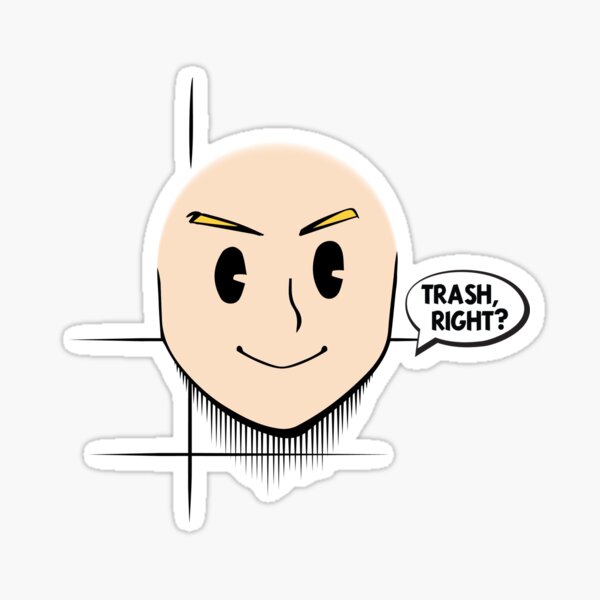 Mirio Togata - Trash, Right? Sticker