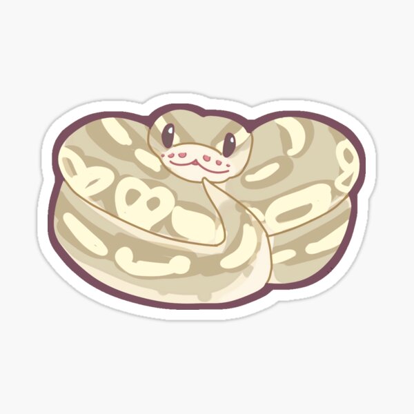 Item preview, cute ball python designed and sold by frerinart.