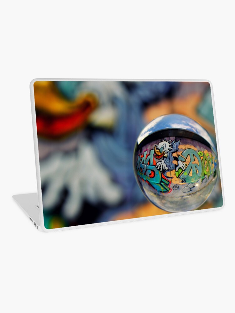 Thumbnail 1 of 2, Laptop Skin, Graffiti Ball 1 designed and sold by AJ500.