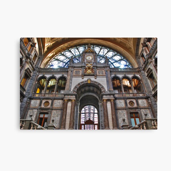 Antwerpen, Railway Station Canvas Print