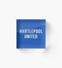 Hartlepool United FC Acrylic Block