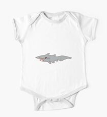 kawaii goblin shark Short Sleeve Baby One-Piece