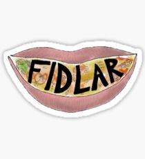 FIDLAR Too Album Art Smile/Mouth Small + Sticker Sticker