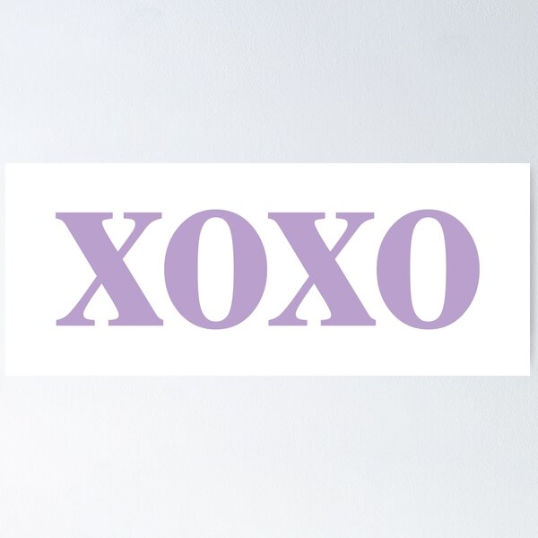 Item preview, Lavender XOXO designed and sold by Cool Fun  Awesome Time.