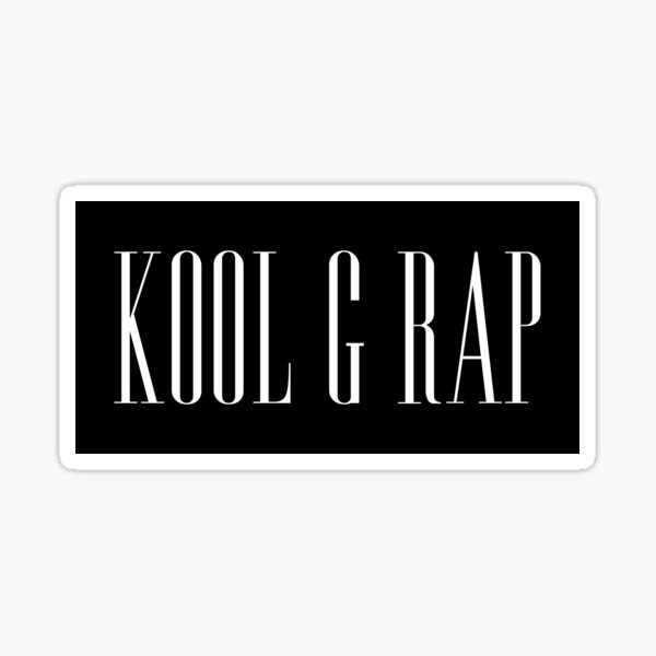 &ldquo;Kool G Rap Mafioso&rdquo; Sticker by EbtsOby | Redbubble
