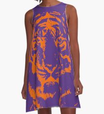 Royal Tiger Gameday Dress | Clemson Purple A-Line Dress