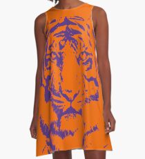 Royal Tiger Gameday Dress | Clemson Orange A-Line Dress