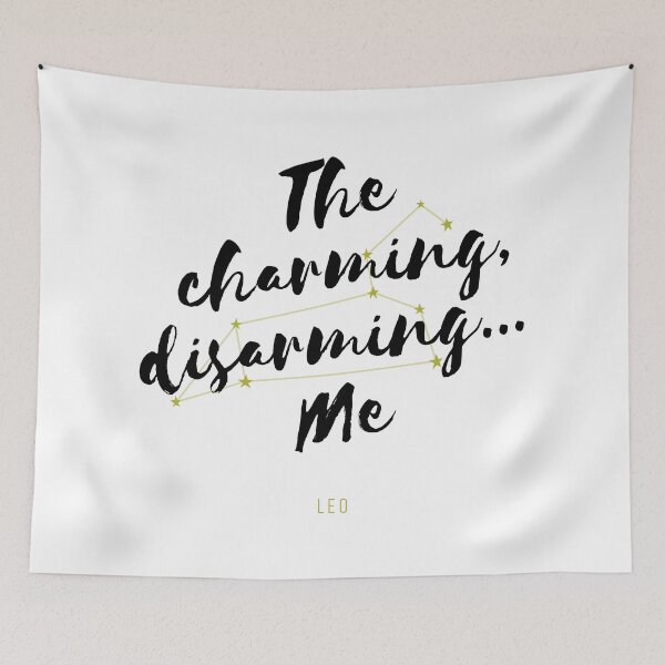 Item preview, Leo – The Charming, Disarming... Me designed and sold by StarSignPrints.