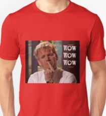 Wow Wow Wow an Astonished Chef Unisex T-Shirt