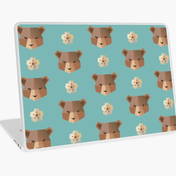 Pardo Bear Pattern Laptop Skin