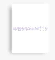 MASSACUSETTS Metal Print