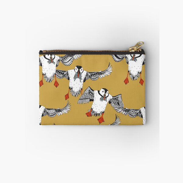 Item preview, Atlantic Puffins gold designed and sold by scrummy.