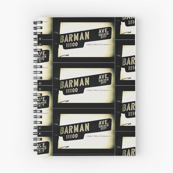 Item preview, Barman Avenue, Culver City, California by Mistah Wilson designed and sold by The Street Sign Store.