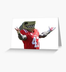 Ole Miss Landshark Grußkarte