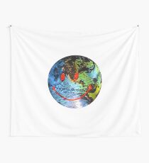 smile globe Tapestry