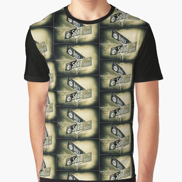 Venice Boulevard & Spad Place1 Culver City California by Mistah Wilson Photography Graphic T-Shirt