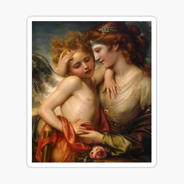 Item preview, Venus Consoling Cupid Stung by a Bee-Benjamin West designed and sold by LexBauer.